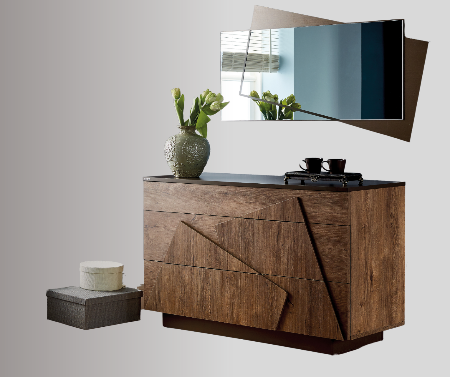 Juego de sillas de playa en madera