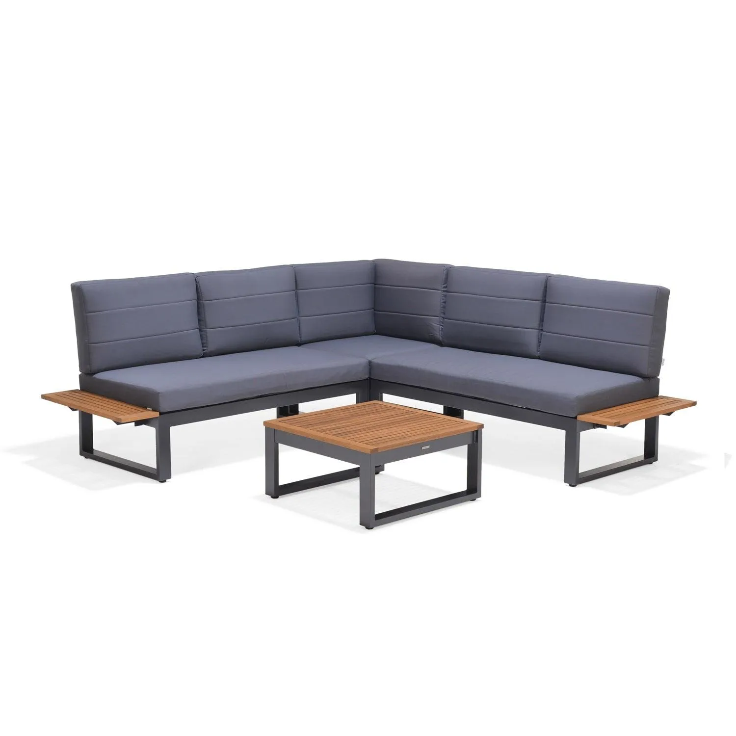 Juego de sillas de playa en madera